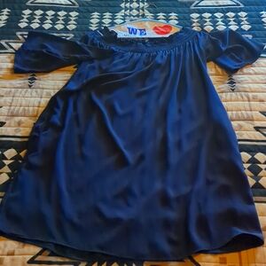 Off the shoulder Navy dress
